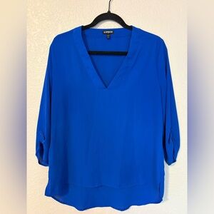 Express Women's Royal Blue Blouse
